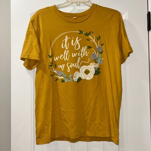 It Is Well With My Soul Tshirt Women's Medium - Picture 1 of 4